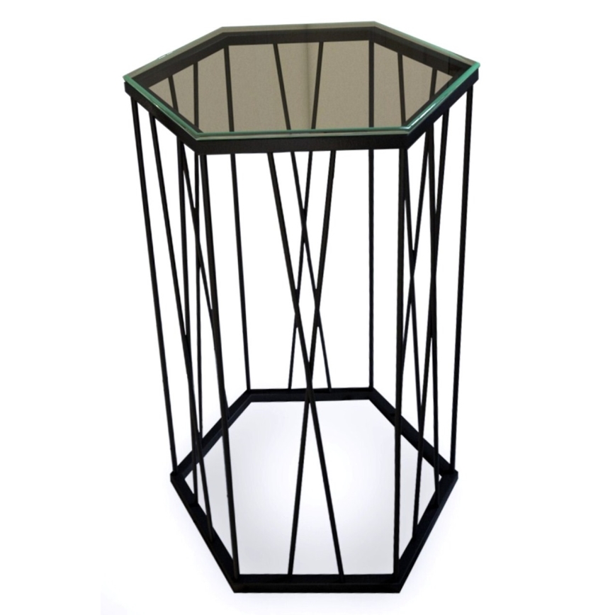 Mesa auxiliar CETRUS 62x40 cm negro
