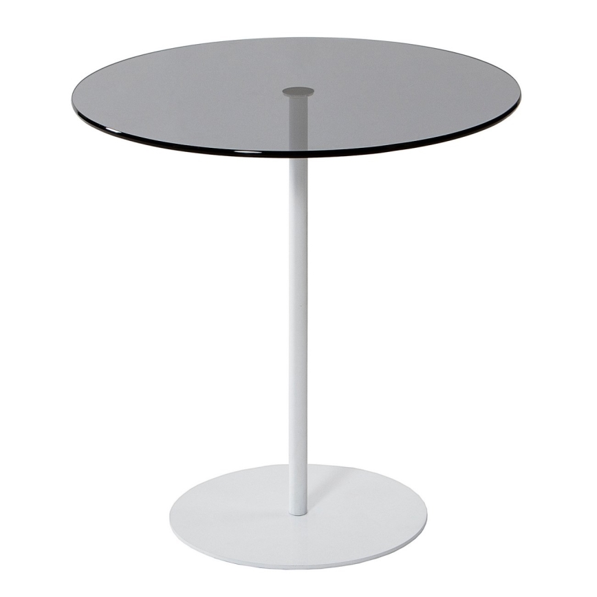 Mesa auxiliar CHILL 50x50 cm blanco/negro