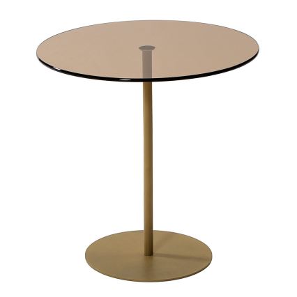 Mesa auxiliar CHILL 50x50 cm dorado/bronce