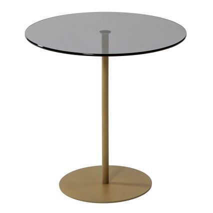 Mesa auxiliar CHILL 50x50 cm dorado/negro