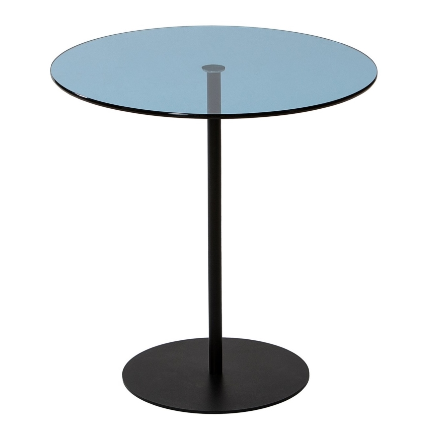 Mesa auxiliar CHILL 50x50 cm negro/azul