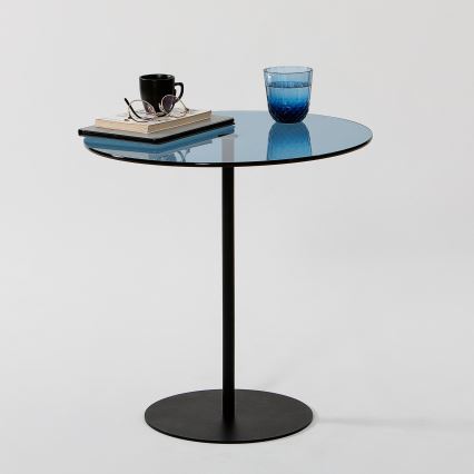 Mesa auxiliar CHILL 50x50 cm negro/azul