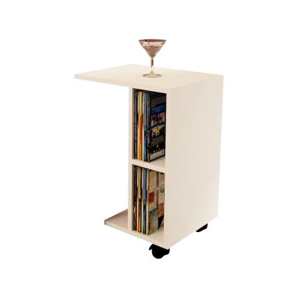 Mesa auxiliar GENERAL 65x45 cm blanco