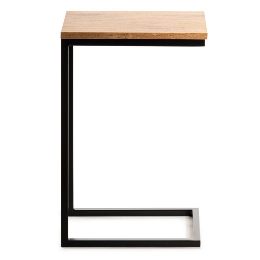 Mesa auxiliar HELPER 57x40 cm negro/marrón
