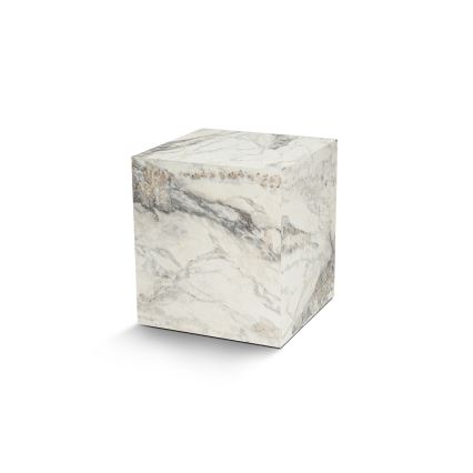 Mesa auxiliar KUP 50x45 cm decoración de mármol