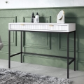Mesa auxiliar NOVA 77x104 cm blanco/negro