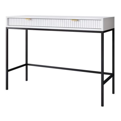 Mesa auxiliar NOVA 77x104 cm blanco+/negro