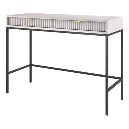 Mesa auxiliar NOVA 77x104 cm gris/negro