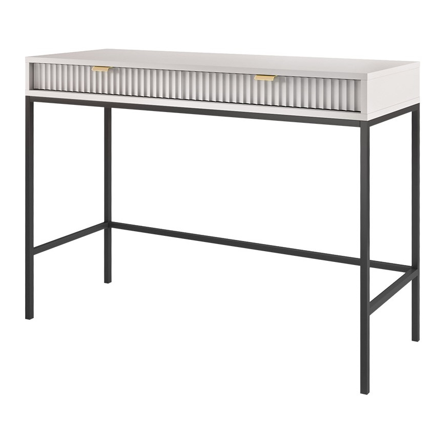Mesa auxiliar NOVA 77x104 cm gris/negro