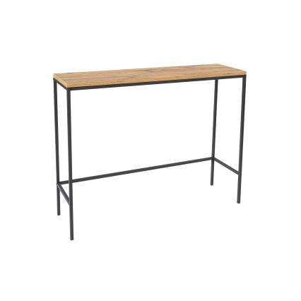 Mesa consola CANVAS 80x100 cm pino atlantic/negro