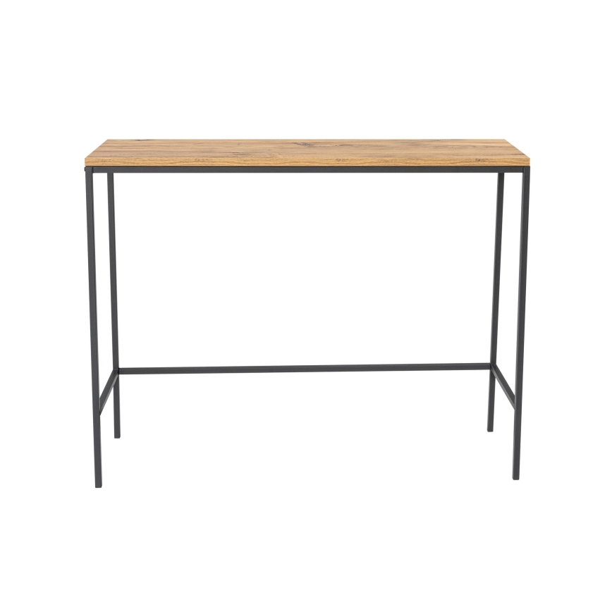 Mesa consola CANVAS 80x100 cm pino atlantic/negro
