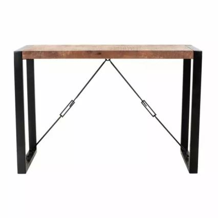 Mesa consola RETRO 76x110 cm madera maciza/árbol de mango
