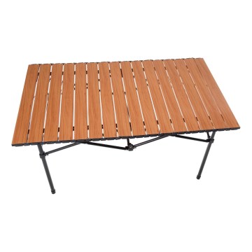 Mesa de camping con tablero enrollable 54x93 cm