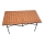 Mesa de camping con tablero enrollable 54x93 cm
