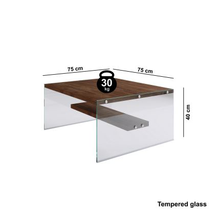 Mesa de centro 40x75 cm pino