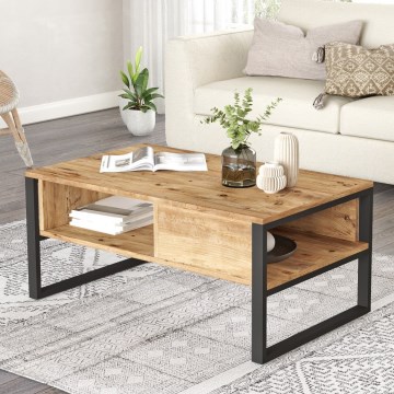 Mesa de centro 44,4x100 cm pino atlantic