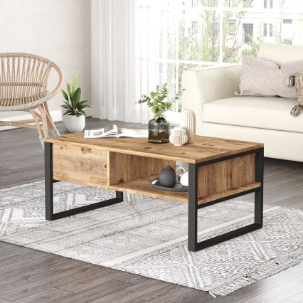 Mesa de centro 44,4x100 cm pino atlantic