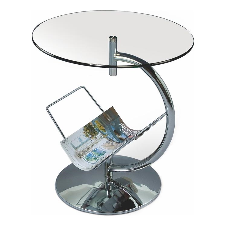Mesa de centro ALMA 50x45 cm cromo brillante