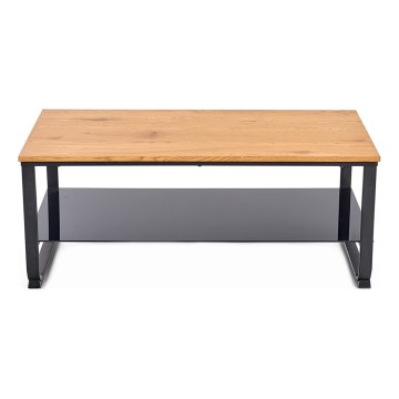 Mesa de centro ARTIGA 45x105 cm negro/beige