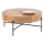 Mesa de centro BROOKLYN 37x80 cm natural roble/negro
