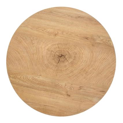Mesa de centro BROOKLYN 37x80 cm natural roble/negro