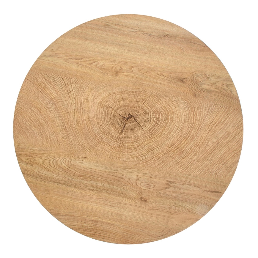 Mesa de centro BROOKLYN 37x80 cm natural roble/negro