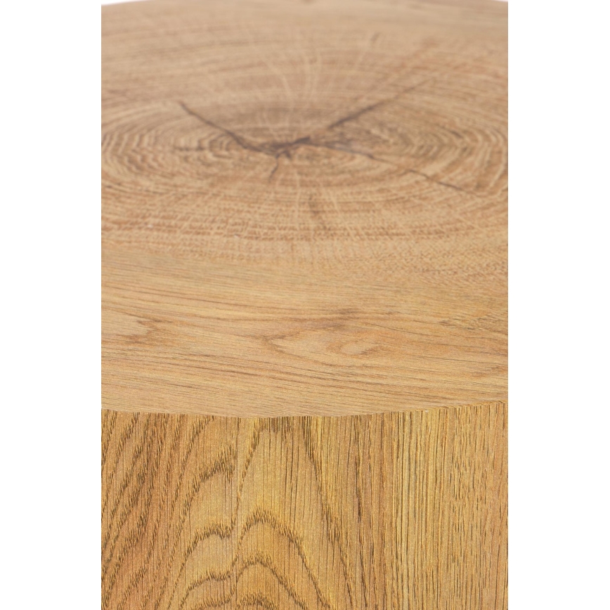 Mesa de centro BROOKLYN 45x45 cm negro/beige