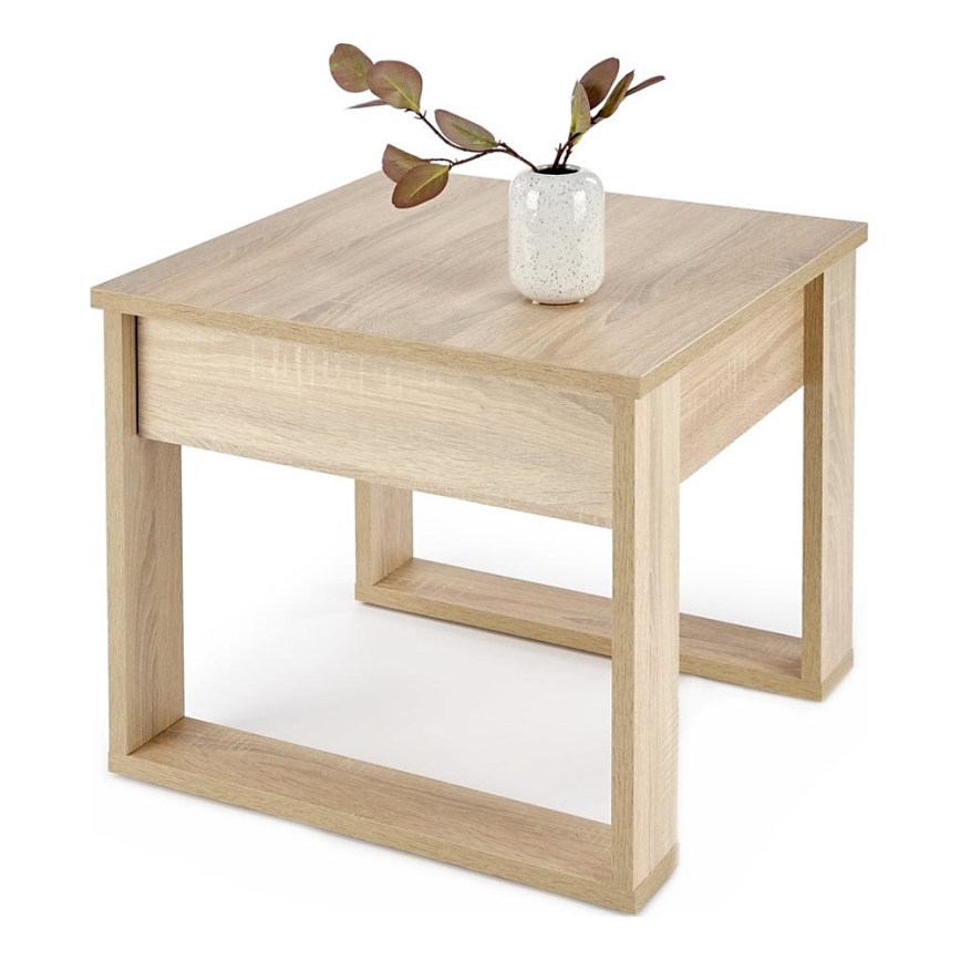 Mesa de centro con cajón NEA 52x60 cm roble sonoma