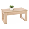 Mesa de centro con cajones NEA 52x110 cm beige/roble sonoma