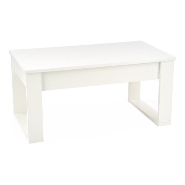 Mesa de centro con cajones NEA 52x110 cm blanco