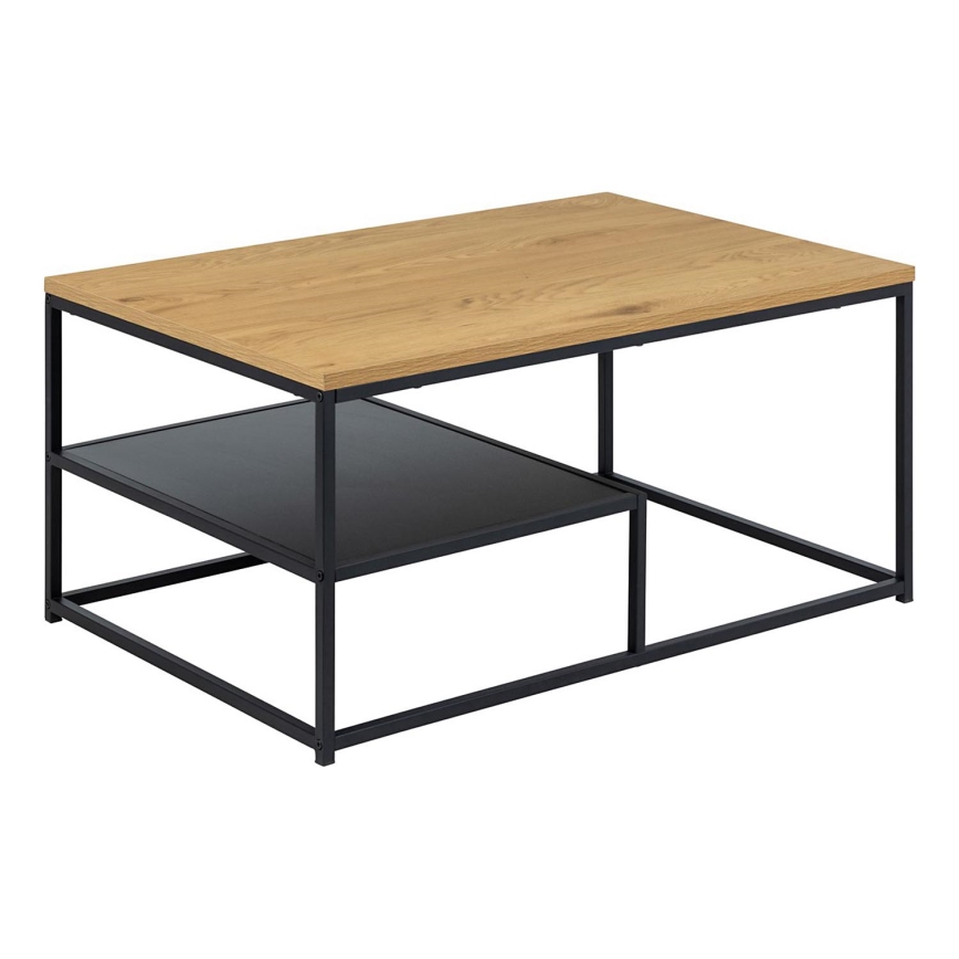 Mesa de centro CORA roble/negro