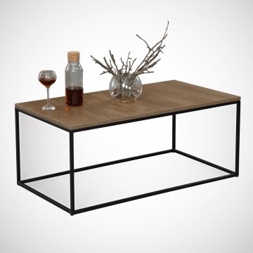 Mesa de centro COSCO 43x95 cm marrón/negro