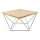 Mesa de centro CURVED 60x60 cm blanco/beige