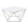 Mesa de centro CURVED 60x60 cm blanco