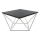 Mesa de centro CURVED 60x60 cm blanco/negro