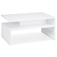 Mesa de centro DELCHI 45x90 cm blanco