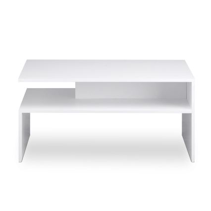 Mesa de centro DELCHI 45x90 cm blanco