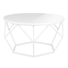 Mesa de centro DIAMOND 40x70 cm blanco