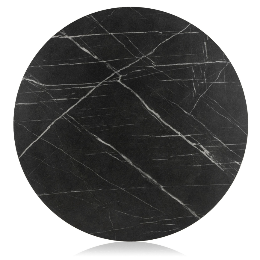 Mesa de centro DIAMOND 40x70 cm dorado/negro/blanco