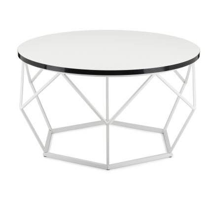 Mesa de centro DIAMOND 40x70 cm negro/blanco