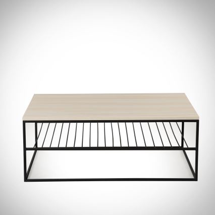 Mesa de centro ETNA 43x95 cm beige/negro