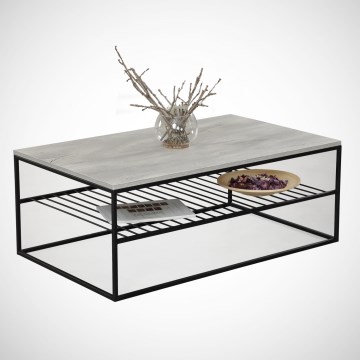 Mesa de centro ETNA 43x95 cm gris