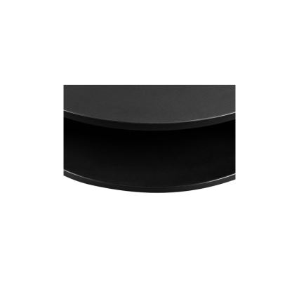 Mesa de centro FIKOLI 40x75 cm negro/blanco