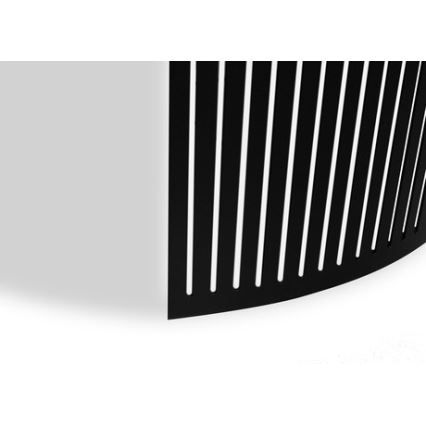 Mesa de centro FIKOLI 40x75 cm negro/dorado roble
