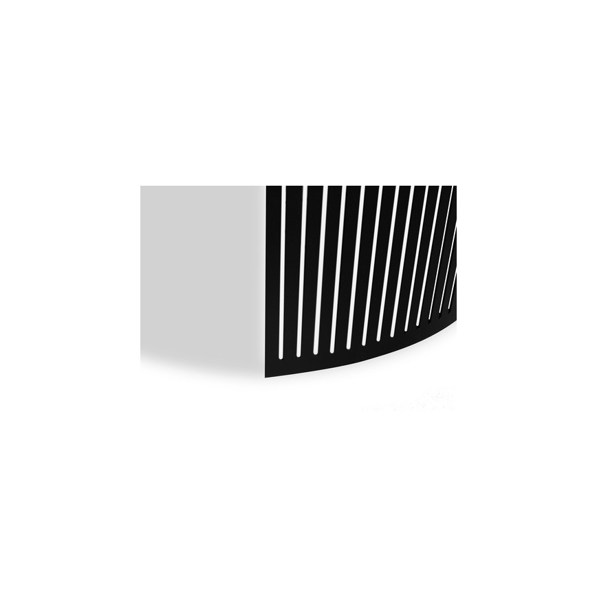Mesa de centro FIKOLI 40x75 cm negro/dorado roble
