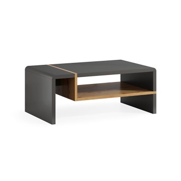 Mesa de centro FRED antracita/roble artisan