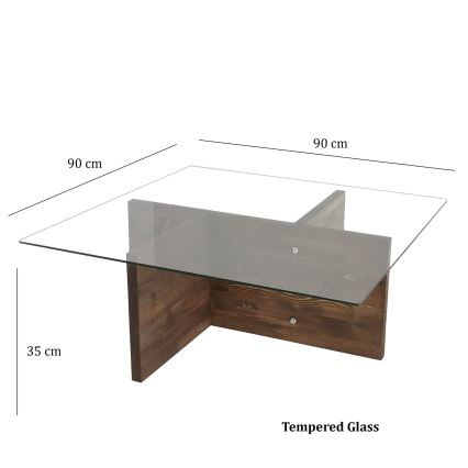 Mesa de centro GLORY 35x90 cm pino