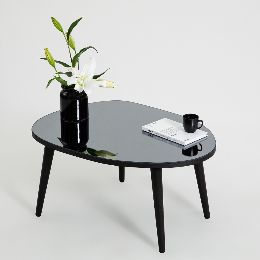 Mesa de centro GUSTO 38x75 cm negro