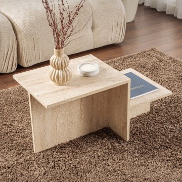 Mesa de centro HARMONY 40x80 cm beige