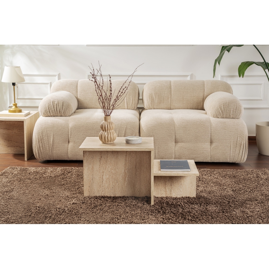 Mesa de centro HARMONY 40x80 cm beige